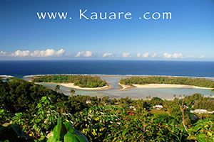 view from the muri lagoon lookout